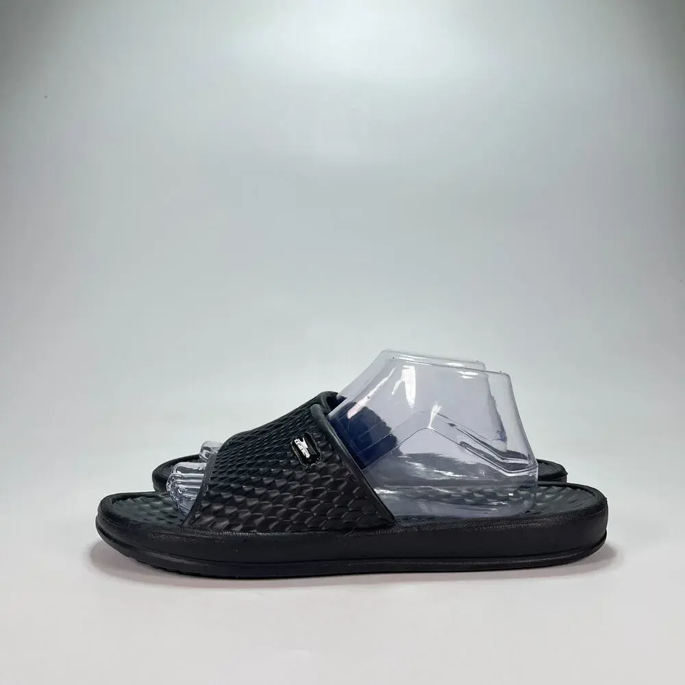 Crane Sport Black Lightweight Water Resistant Shower Slide Sandals Men's Size 10